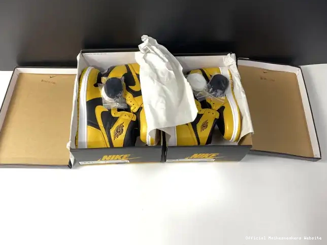 Official Maikesneakers High Jordan Retro 555088-701 Air OG 1 Pollen 0415
